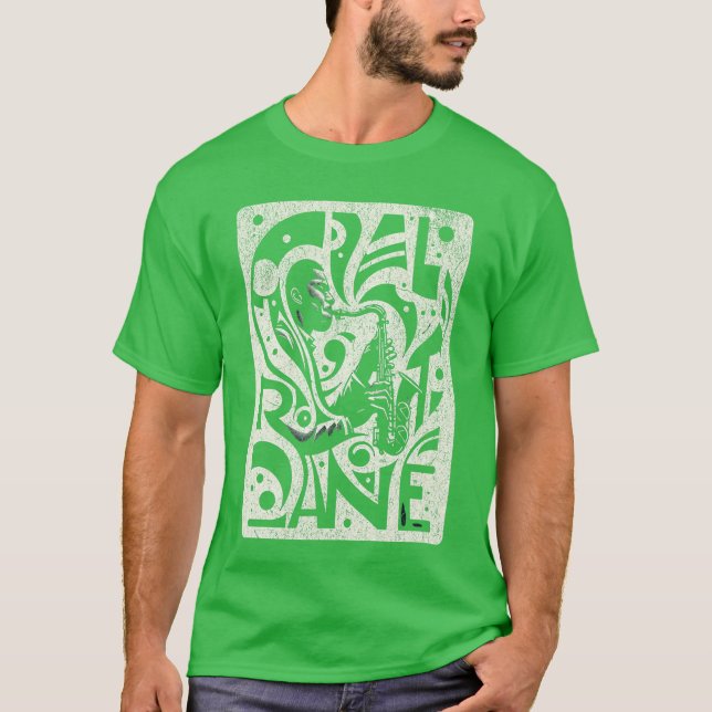 Camiseta Sim, eu falo Coltrane Jazz Music Lover boy retrô (Frente)