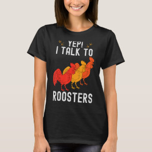 Camiseta Sim, Eu Falo Com Galinhas Da Fazenda Da Fazenda.