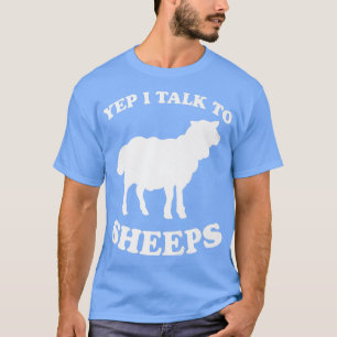 Camiseta Sim, Eu Falo Com Ovinos Design Carneiros Carneiros