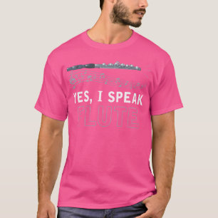 Camiseta Sim, eu falo flauta