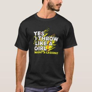 Camiseta Sim, Eu Jogo Como Uma Garota Quer Uma Lição