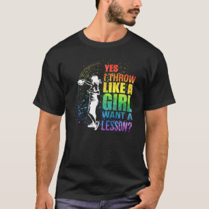 Camiseta Sim, Eu Jogo Como Uma Garota Quer Uma Lição De Gol