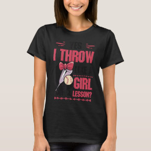 Camiseta Sim, Eu Jogo Como Uma Garota Quer Uma Lição De Moç