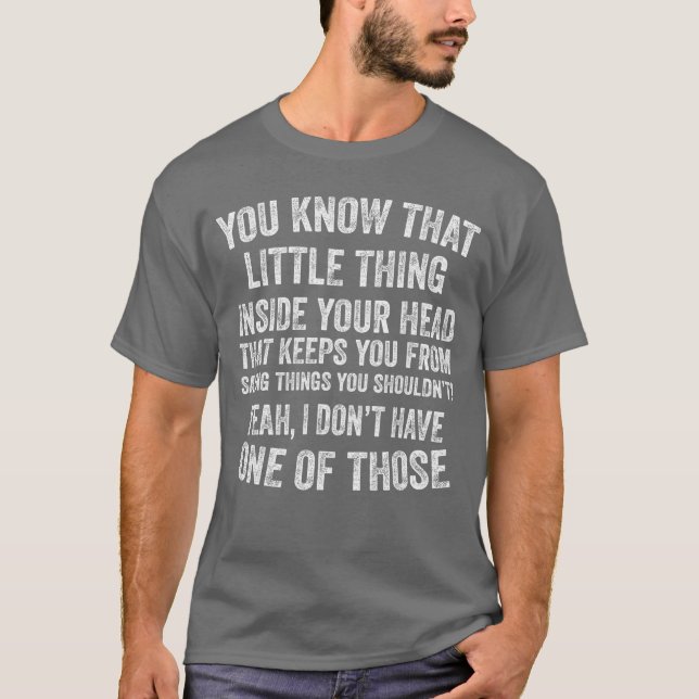 Camiseta Sim, eu não tenho um desses humores sarcásticos en (Frente)