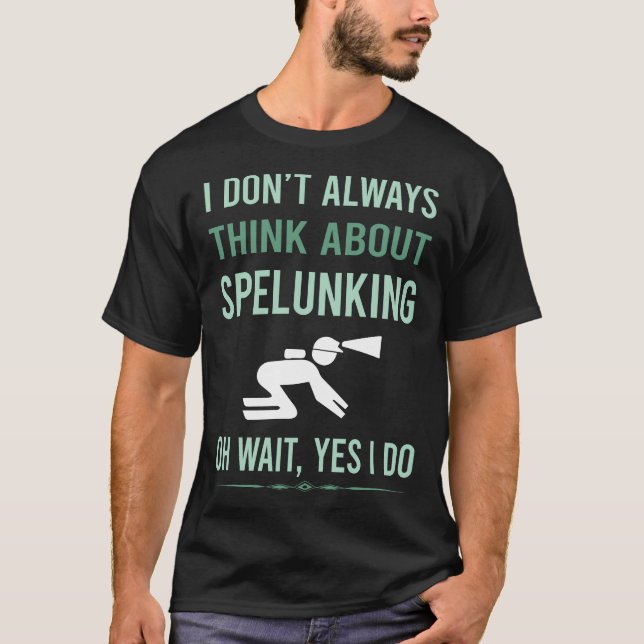 Camiseta Sim, Eu Ortografia Espeleologia (Frente)