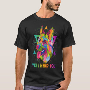 Camiseta Sim, eu ouvi você Pastor Alemão Pun Animal Shepard