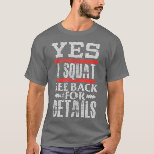 Camiseta Sim, Eu Passo O Quadrado Ver Voltar Para Obter Det