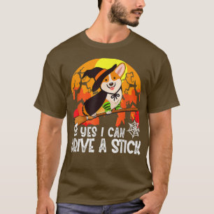 Camiseta Sim, Eu Posso Dirigir Um Feitiço De Bruxas De Cach
