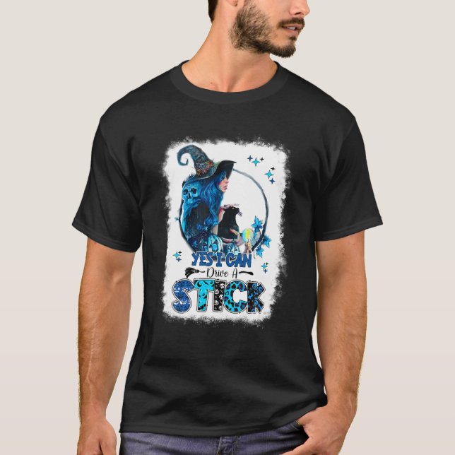 Camiseta Sim, Eu Posso Dirigir Um Feitiço De Vassoura De Br (Frente)