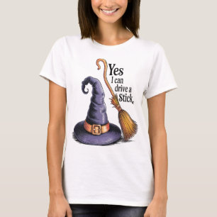 Camiseta Sim, eu posso dirigir um palito cor de Dia das Mul