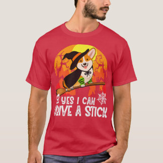 Camiseta Sim, Eu Posso Dirigir Uma Bruxa De Cachorro De Cor