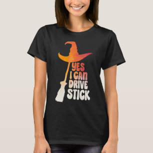 Camiseta Sim, eu posso dirigir uma cola de Halloween das mu