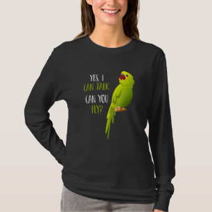 Camiseta Sim, Eu Posso Falar Você Pode Voar Pássaro De Papa