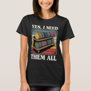 Camiseta Sim Eu Preciso de Todos Eles Prateleira de Disc Go