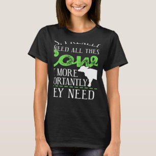 Camiseta Sim, Eu Realmente Preciso De Todas Essas Vacas Pre