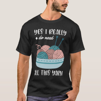 Camiseta Sim, eu realmente preciso de todos esses fios