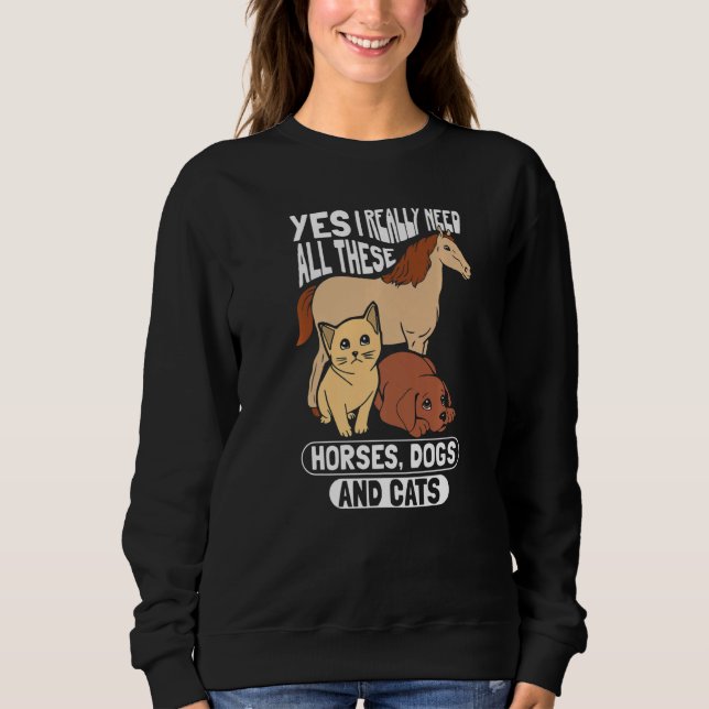 Camiseta Sim, Eu Realmente Preciso De Todos Estes Cães Cães (Frente)