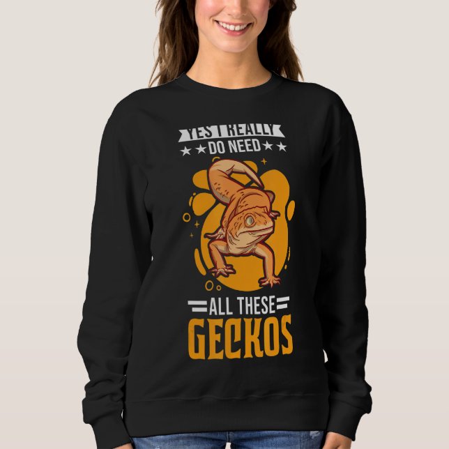 Camiseta Sim, Eu Realmente Preciso De Todos Estes Geckos (Frente)