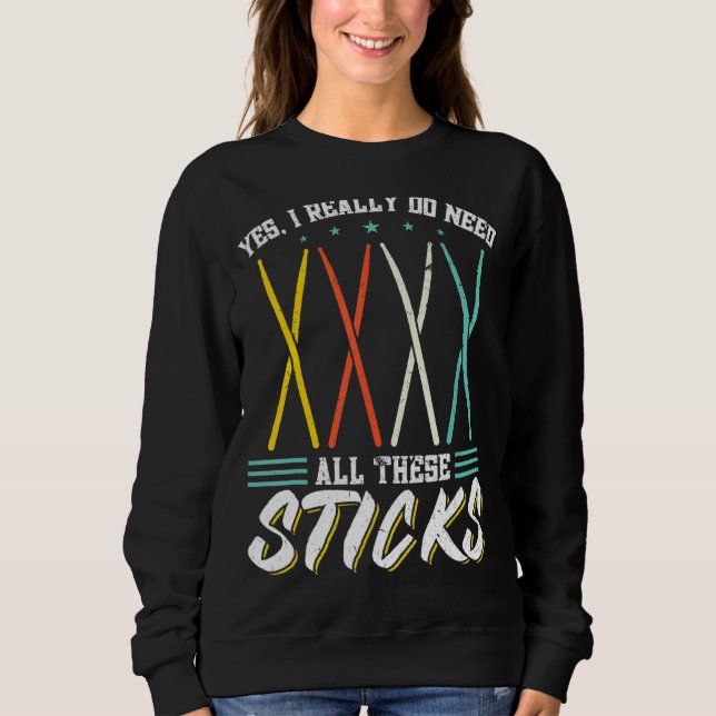 Camiseta Sim, Eu Realmente Preciso De Todos Estes Tambores  (Frente)