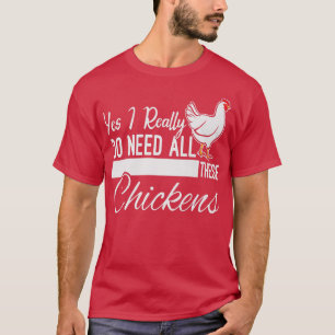 Camiseta Sim, Eu Realmente Preciso Dessas Fazendas Engraçad