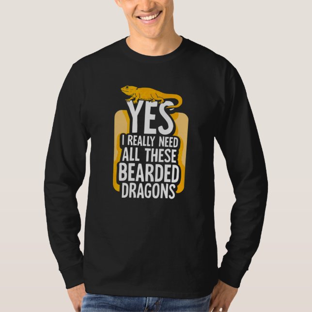 Camiseta Sim, Eu Realmente Preciso Todos Esses Dragões Barb (Frente)