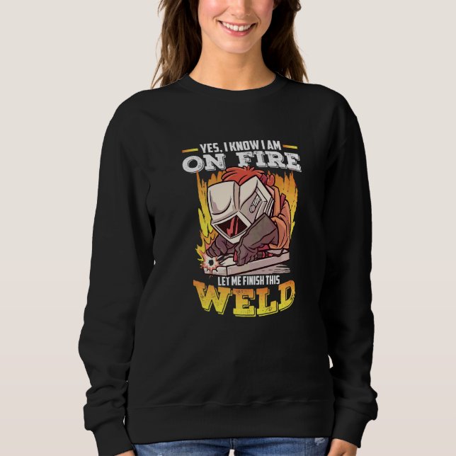 Camiseta Sim, eu sei que estou em chamas, me deixa terminar (Frente)