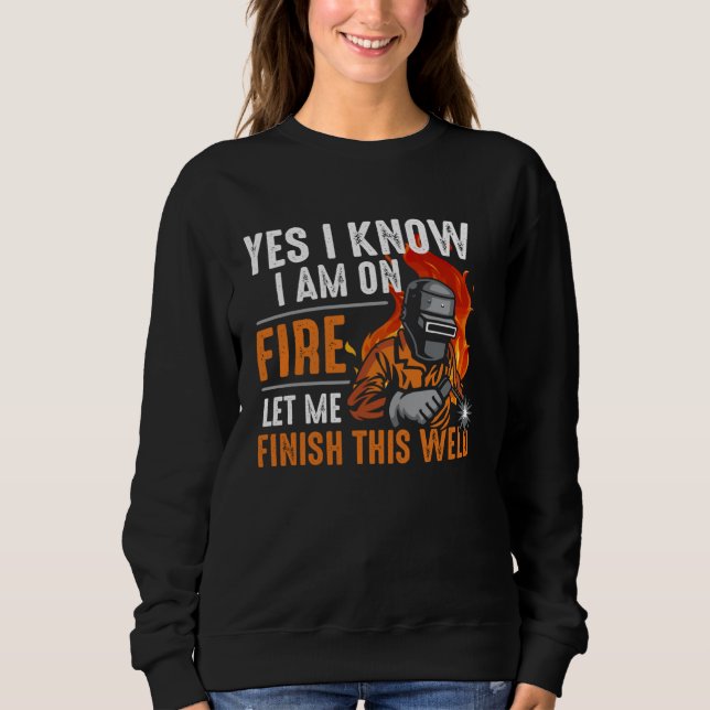 Camiseta Sim, eu sei que estou em chamas, me deixa terminar (Frente)