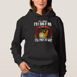 Camiseta Sim, eu sei que estou em chamas, me deixa terminar