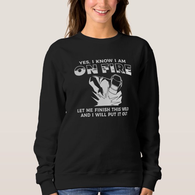 Camiseta Sim, eu sei que estou em chamas, me deixa terminar (Frente)