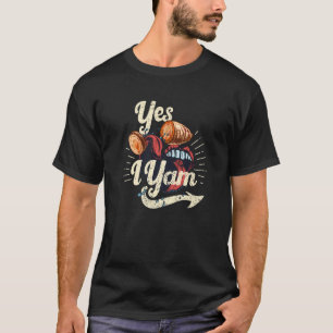 Camiseta Sim, eu sorrio minha batata doce para combinar cas