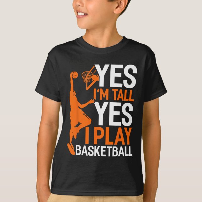 Camiseta Sim, Eu Sou Alto Sim Eu Toco Treinador De Sketll D (Frente)