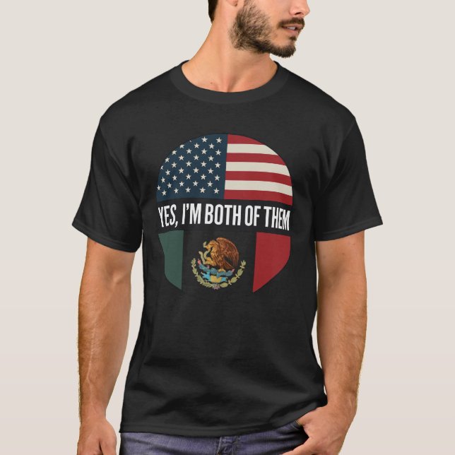 Camiseta Sim, Eu Sou Ambos – Orgulhosa Identidade Dupla Cid (Frente)