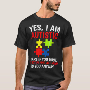 Camiseta Sim, Eu Sou Crianças Autistas Autismo