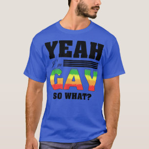 Camiseta Sim, eu sou Gay LGBTQ Gay Lésbica