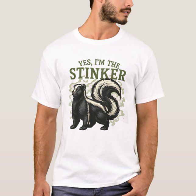 Camiseta Sim, eu sou o Design do Cheiro Engraçado (Frente)
