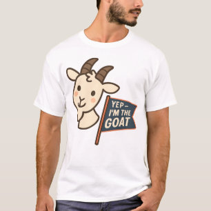 Camiseta Sim, eu sou o melhor Design engraçado de cabeça de