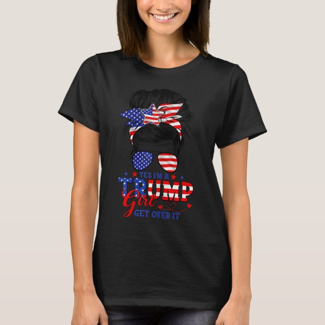 Camiseta Sim, Eu Sou Trump Rapariga... (Frente)