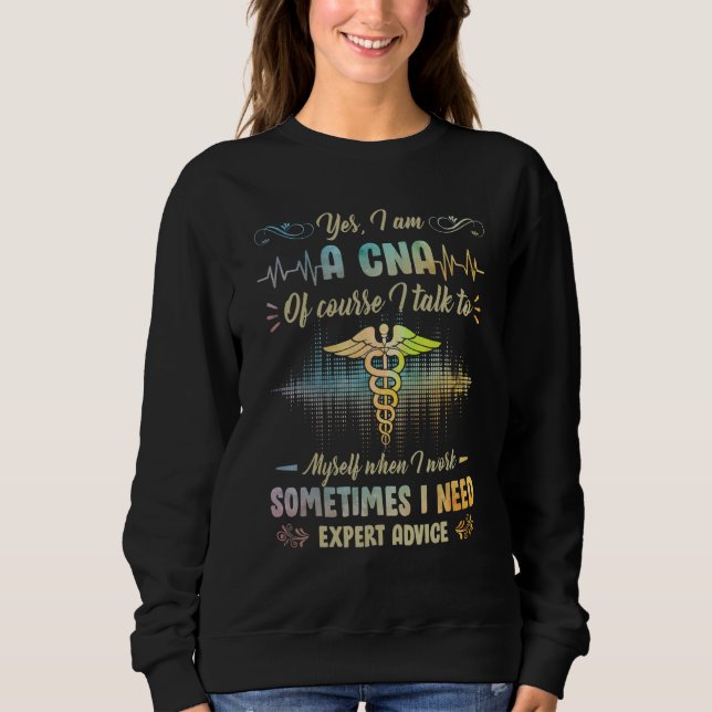 Camiseta Sim, eu sou um CNA. Claro que falo comigo mesmo qu (Frente)