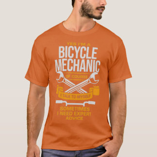 Camiseta Sim, Eu Sou Um Mecânico Bicicleto