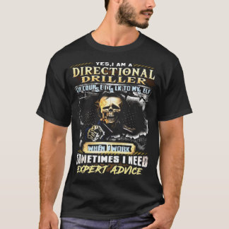 Camiseta sim eu sou um perfurador direcional naturalmente