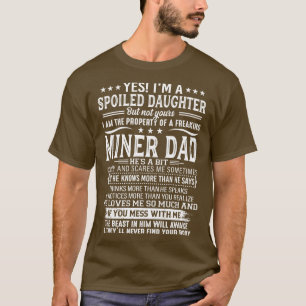 Camiseta Sim, Eu Sou Uma Filha Mimada A Propriedade De Um F