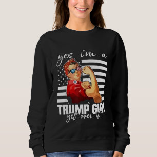 Camiseta Sim, eu sou uma Trump Girl.