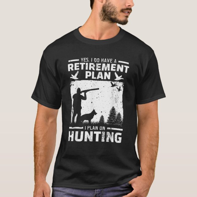 Camiseta Sim, Eu Tenho Um Plano De Aposentação De Pássaros  (Frente)