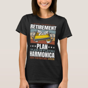 Camiseta Sim, Eu Tenho Um Plano De Aposentação Para O Músic