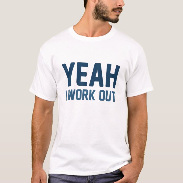 Camiseta Sim, Eu Trabalho (Frente)
