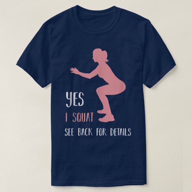 Camiseta Sim, Eu Vejo De Volta Para Obter Detalhes Engraçad (Frente do Design)