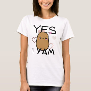 Camiseta Sim, eu Yam Kawaii, garotos bonitinhos