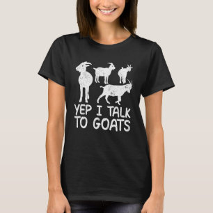 Camiseta Sim, falo com cabras e citar cabras e donos