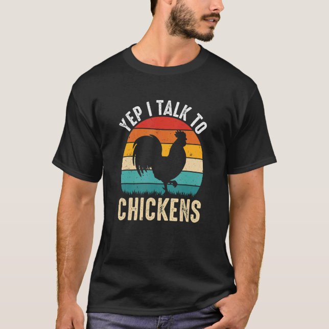 Camiseta Sim, Falo Com Galinhas Damen Herren Hühner Bäuerin (Frente)