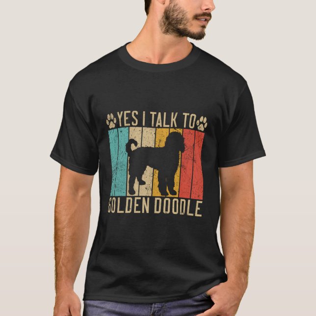 Camiseta Sim, Falo Com O Ouro Doodle (Frente)